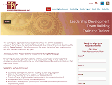 Tablet Screenshot of alignedperformance.com